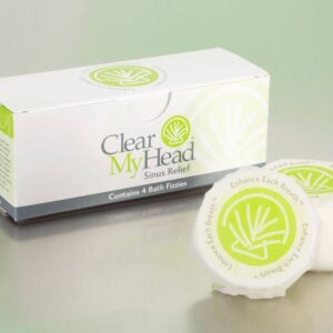 Clear My Head Bath Fizzies - Sinus Scent