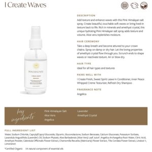 Innersense Organic Beauty - Natural I Create Waves Pink Himalayan Salt Spray