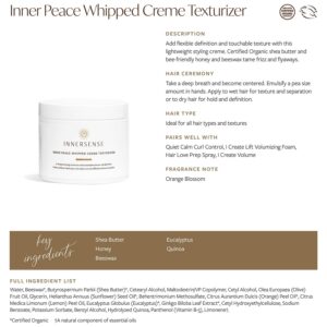 Innersense Organic Beauty - Natural Inner Peace Whipped Creme Texturizer