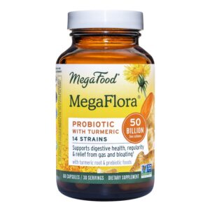 MegaFlora® Probiotic with Turmeric