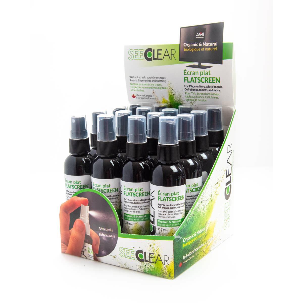 Clear Flatscreen Cleaner