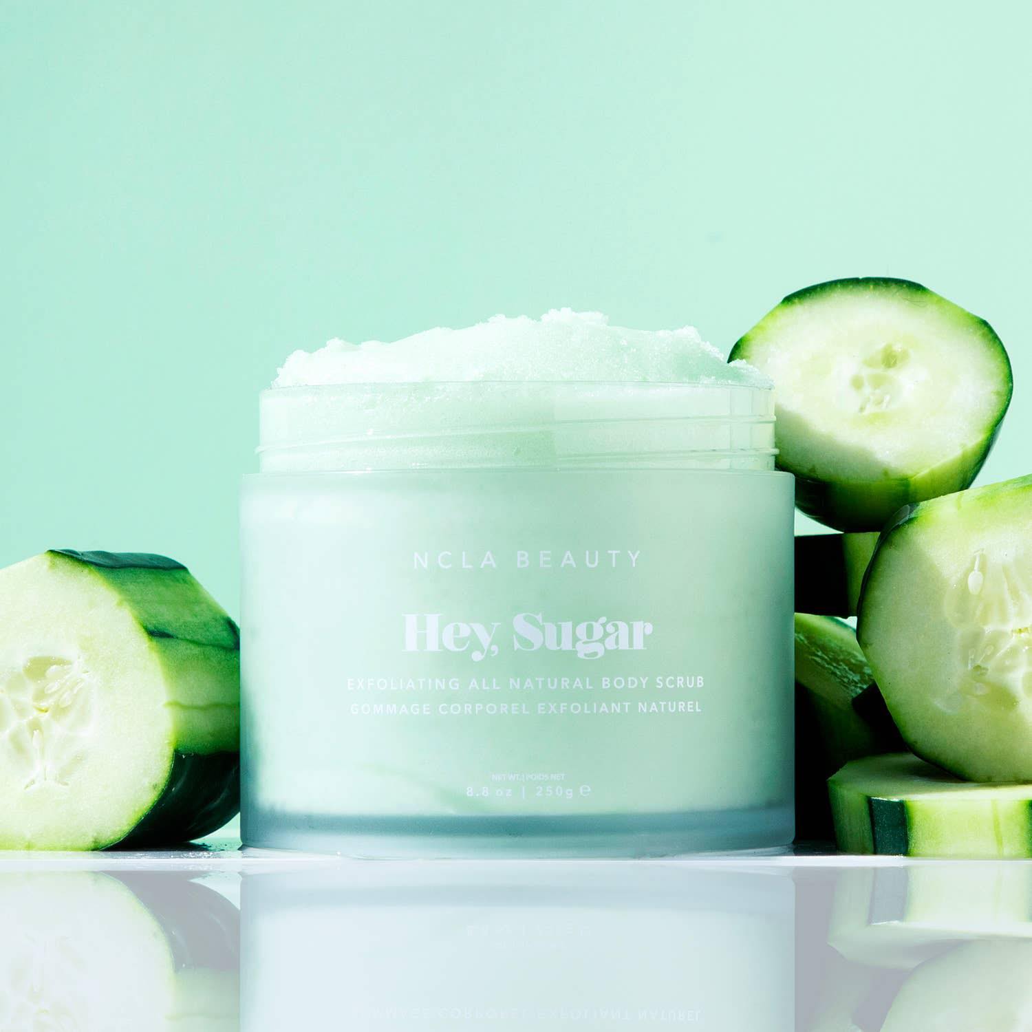 Hey sugar all natural body scrub