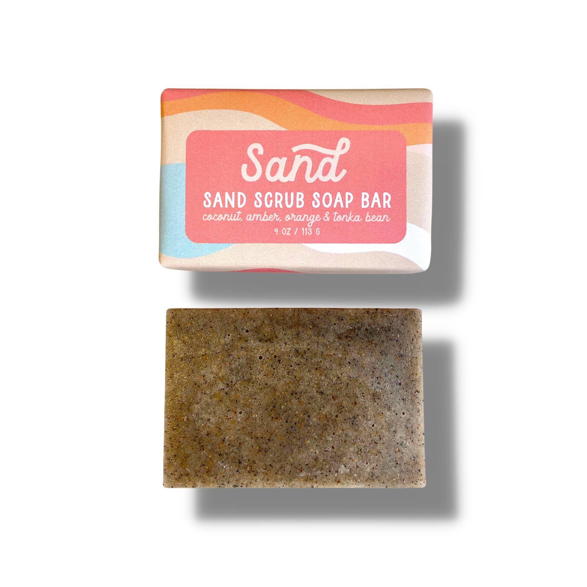 SAND Beach Sand Scrub Soap Bar