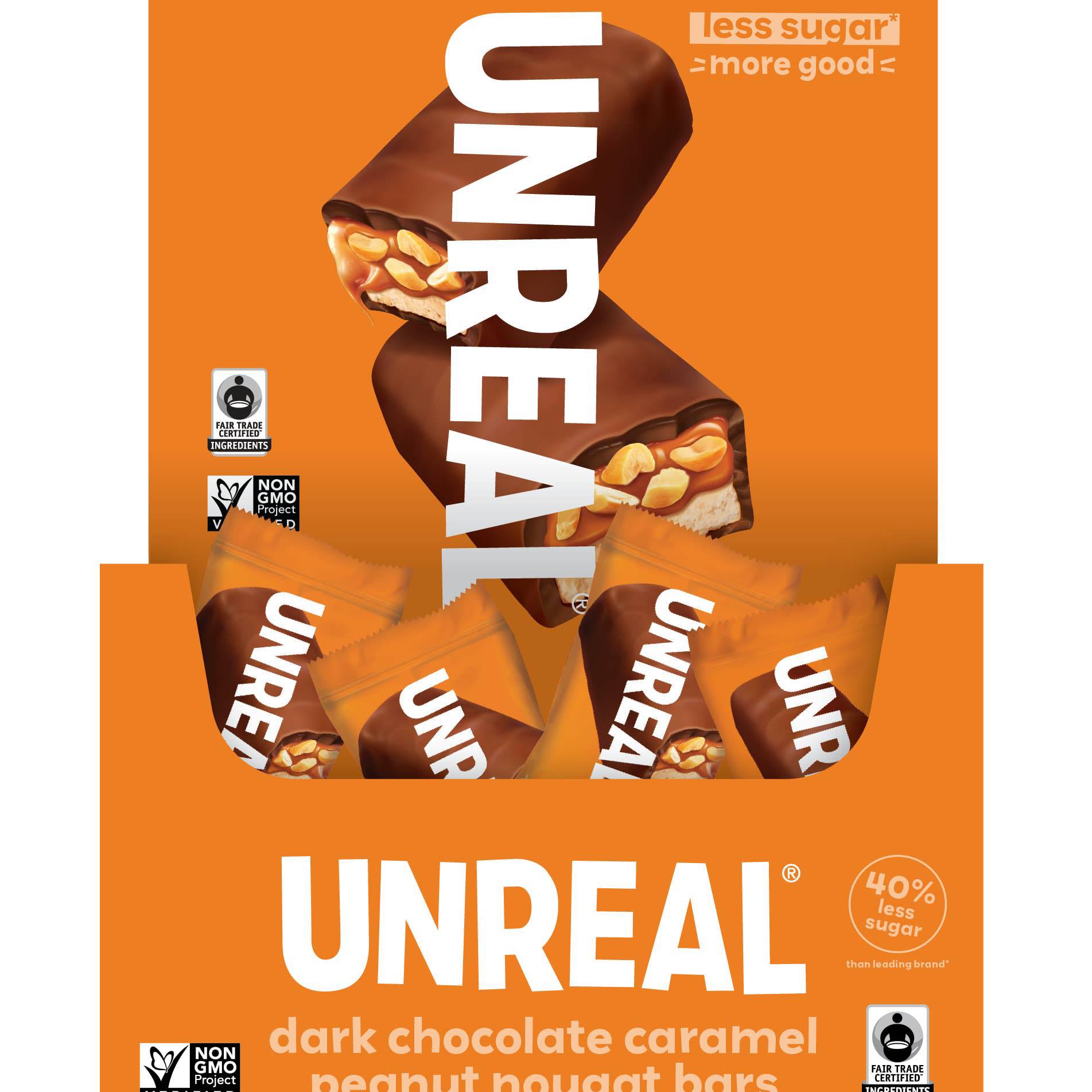 Dark Chocolate Caramel Peanut Nougat Bars Caddy