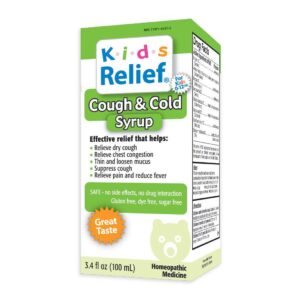 Kids Relief Cough & Cold Syrup for Kids 0-12 Years