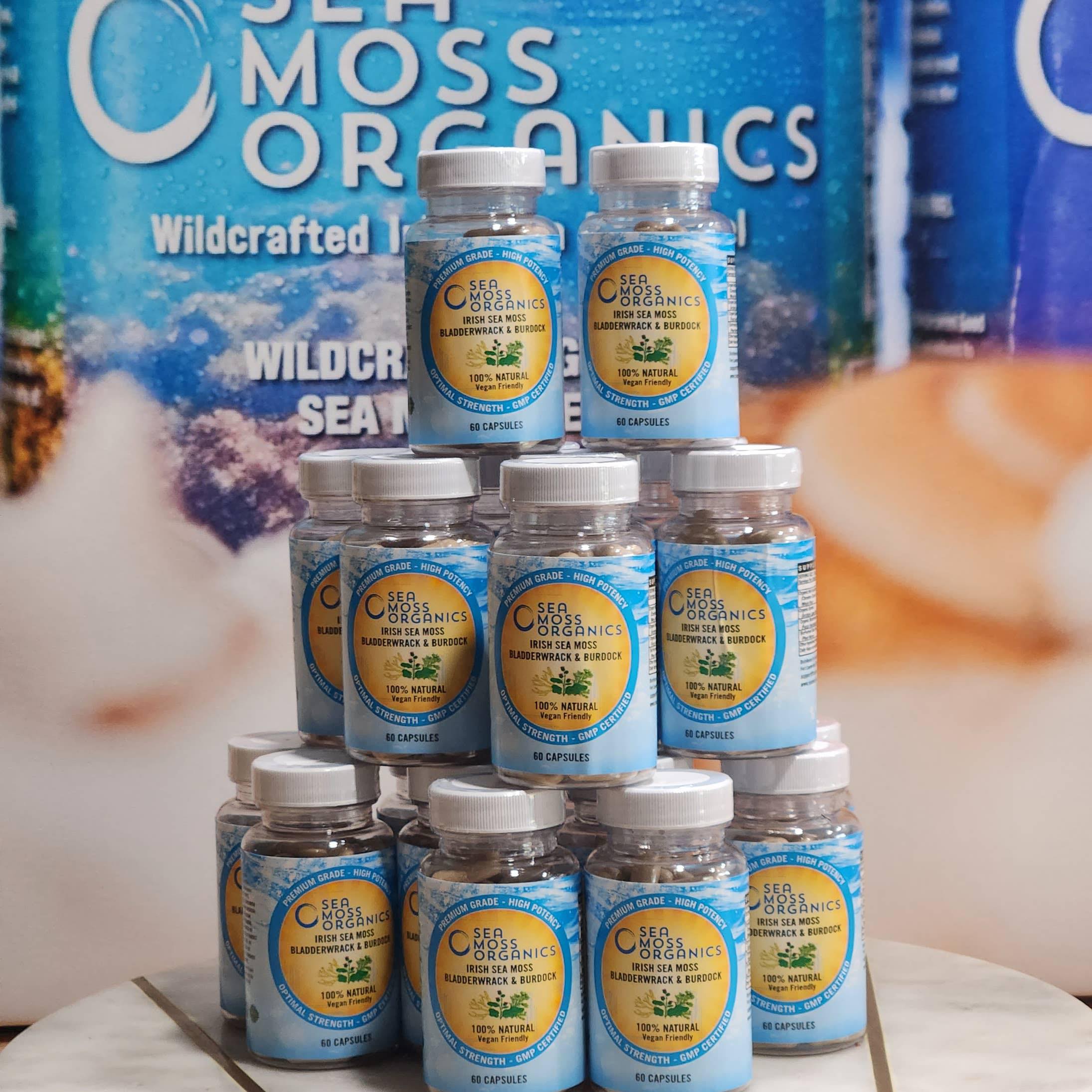 Sea Moss| Bladderwrack | Burdock Root 60 Capsules