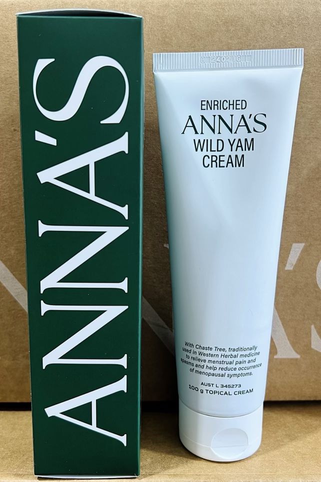 Anna’s Wild Yam Cream (Barbara O'Neill's number one recommended product)