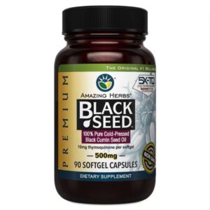 Premium Black Seed Oil Softgels 500mg 90CT