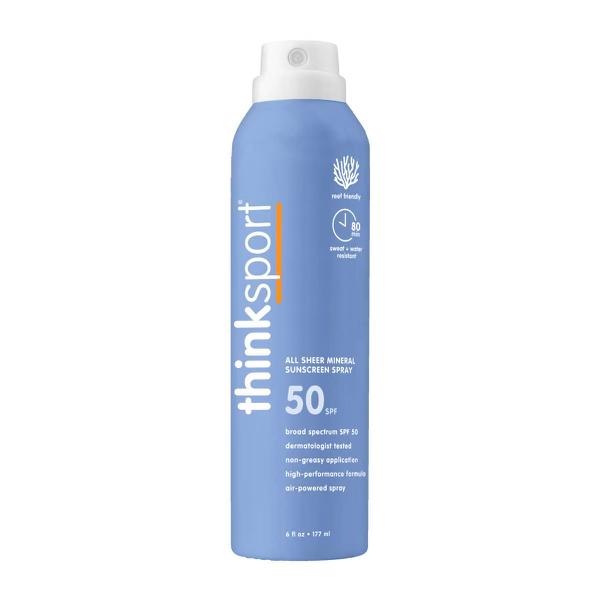 Thinksport All Sheer Mineral Sunscreen Spray Spf 50