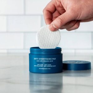 Men’s Exfoliating Face Wipes, Glycolic & Salicylic Acids Pad