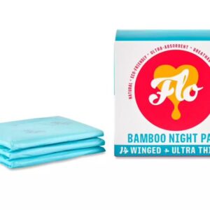 Here We Flo, Bamboo Night Pads, Ultra Thin