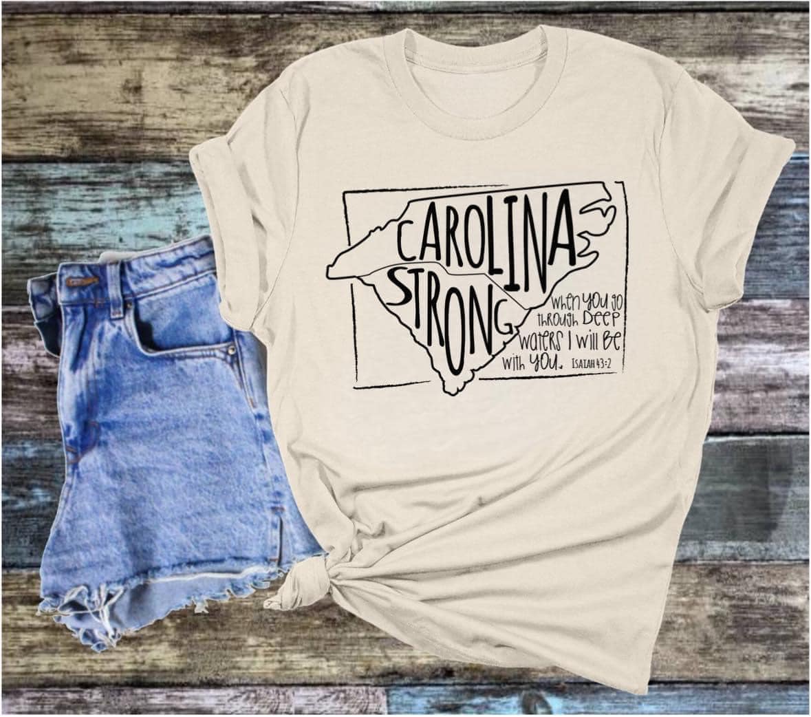 Carolina Strong Fundraiser tshirt