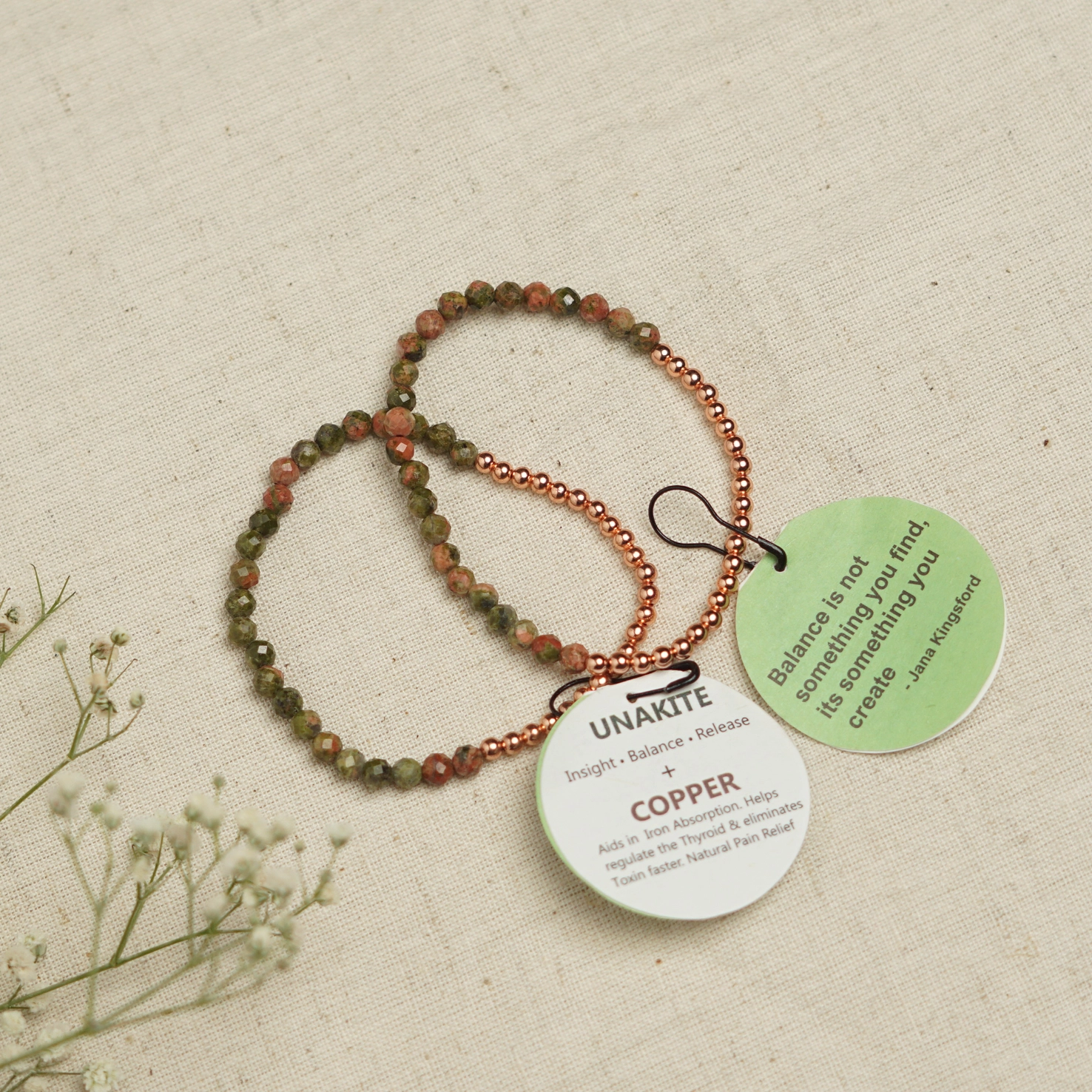 Genuine Copper Stretch Bracelets for inflammation and arthritis - Image 2