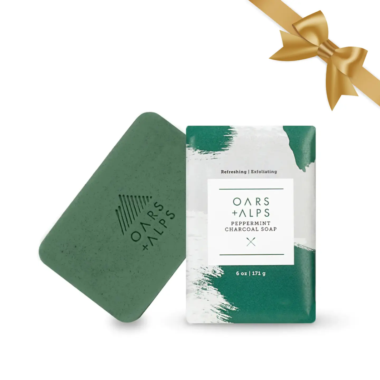 Peppermint Charcoal Bar Soap with Shea Butter