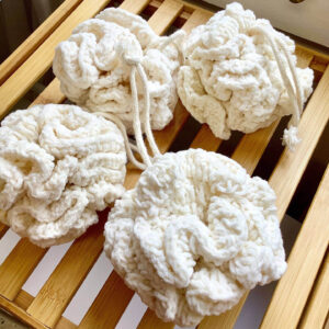 Cotton Bath Pouf Loofah