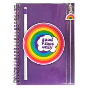 Good Vibes Only Pencil Pouch Journal
