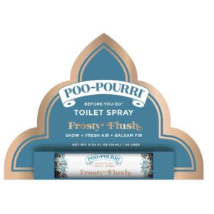 Poo~Pourri Frosty Flush 10ml, Travel Size Holiday Collection