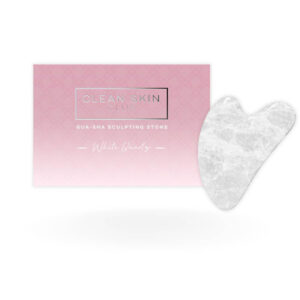 White Quartz Gua Sha Sculpting Stone