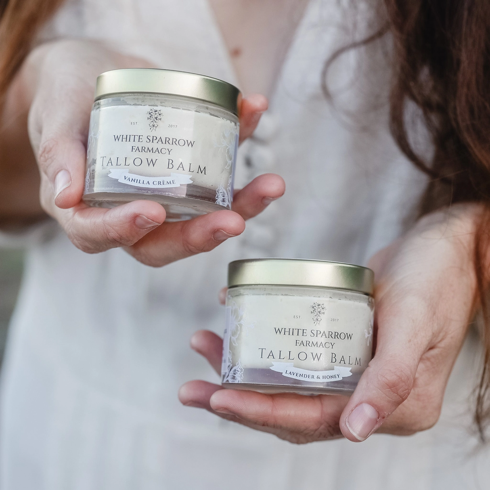 White Sparrow Farmacy Tallow Balm - Lavender & Honey