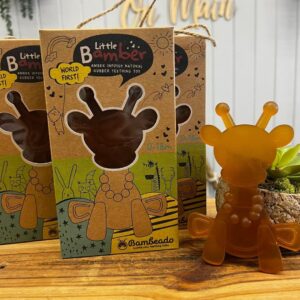 The Little Bamber: the Natural Rubber & Baltic Amber Teether