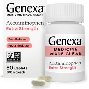 Genexa Acetaminophen 500mg Extra Strength Pain Reliever & Fever Reducer