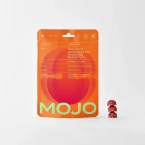 Mojo Brain Boosting Gummies, Strawberry Tangerine