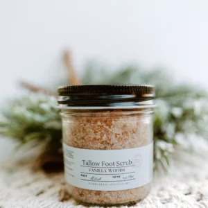 Tallow Foot Scrub, Made with Lady May Tallow, 6oz