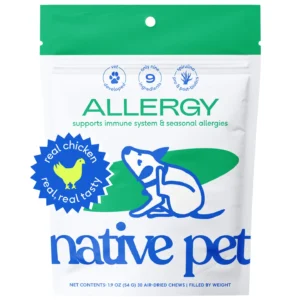 Native Pet Allergy & Immune Chews, An Allergy & Itch Relief Supplement