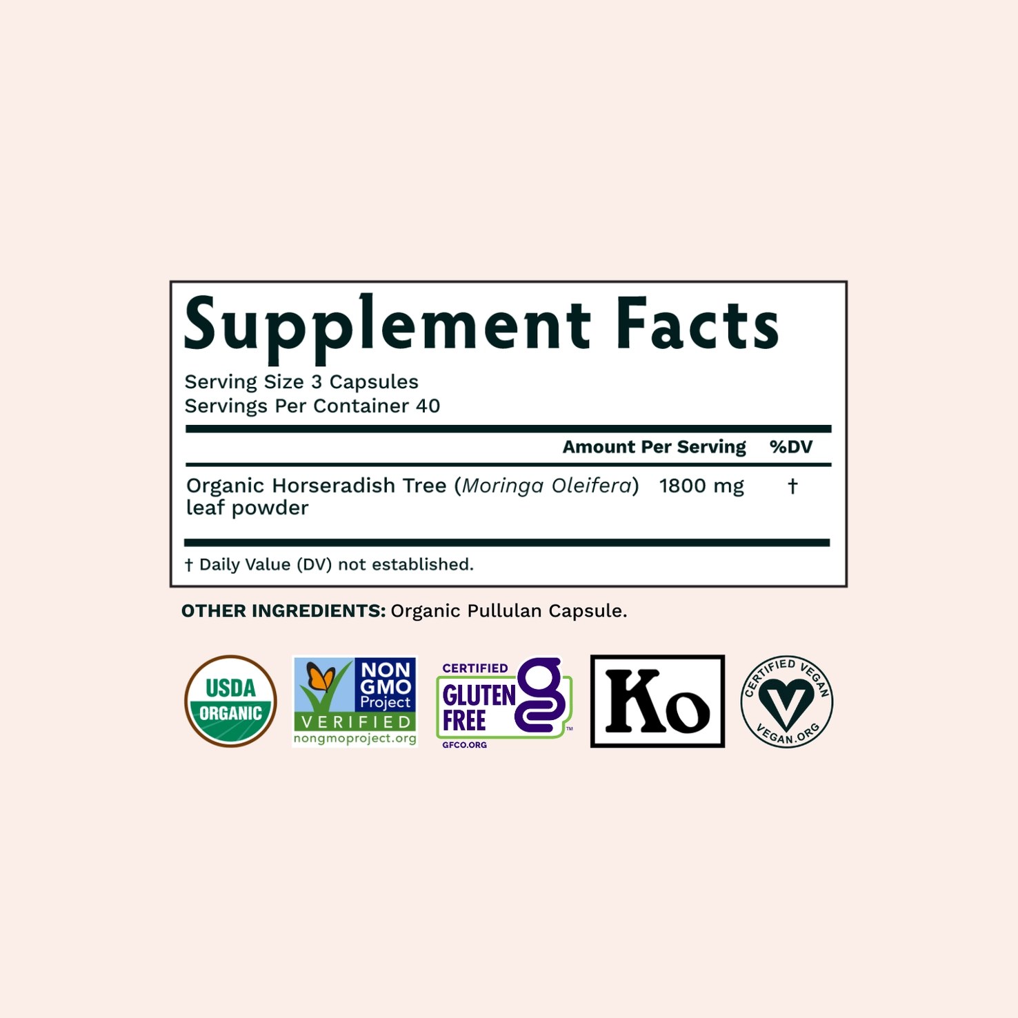 Tribe Organics Moringa - Image 2