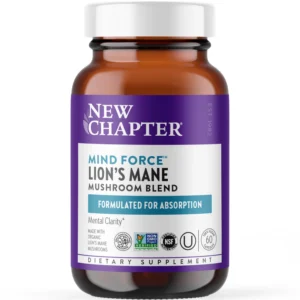 New Chapter Mind Force, Lion's Mane Mushroom Blend For Mental Clarity