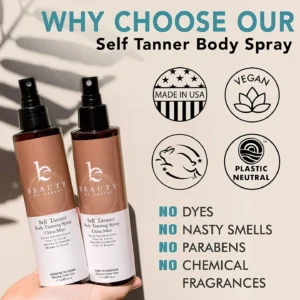 Beauty By Earth Self Tanner Body Spray 6oz