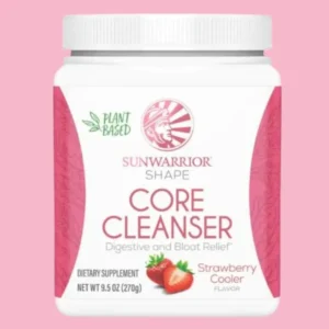 Sunwarrior Strawberry Cooler Core Cleanser Prebiotic Fiber Drink Powder