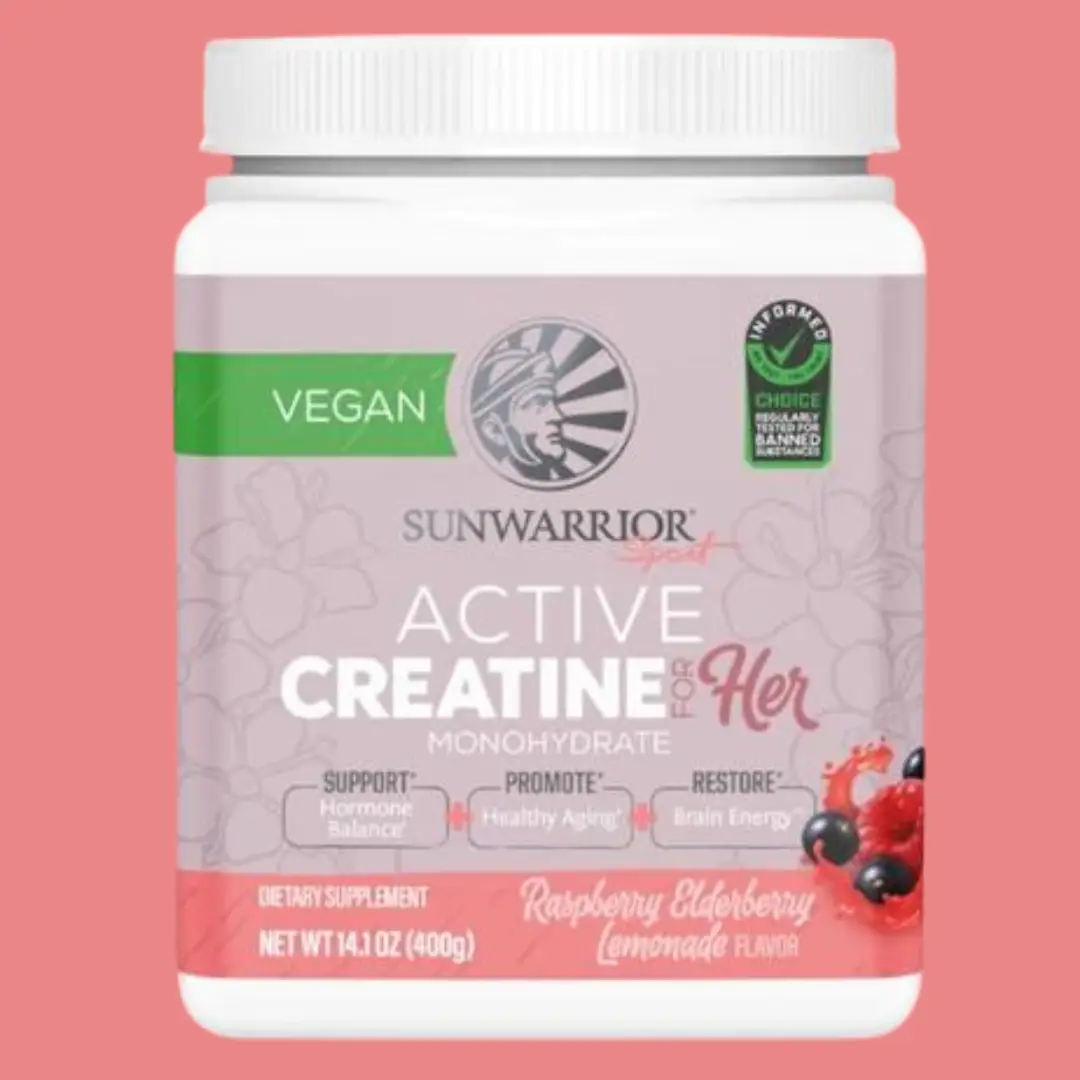 Sunwarrior Raspberry Elderberry Creatine Drink Powder