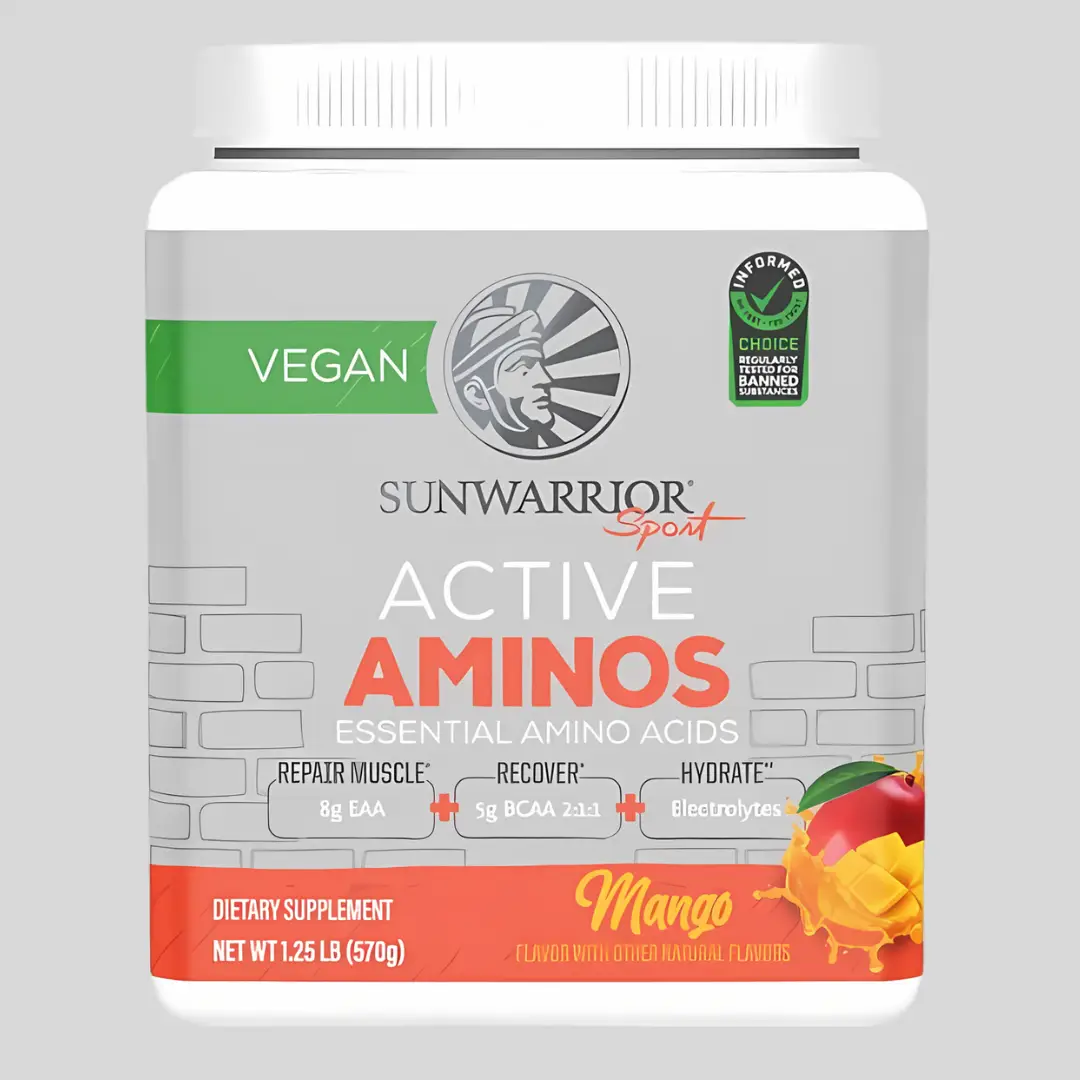 Sunwarrior Mango Active Amino Powder Drink Mix