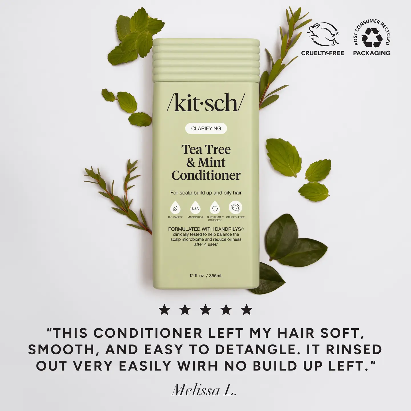 Kitsch Liquid Tea Tree Shampoo and Conditioner - Image 2