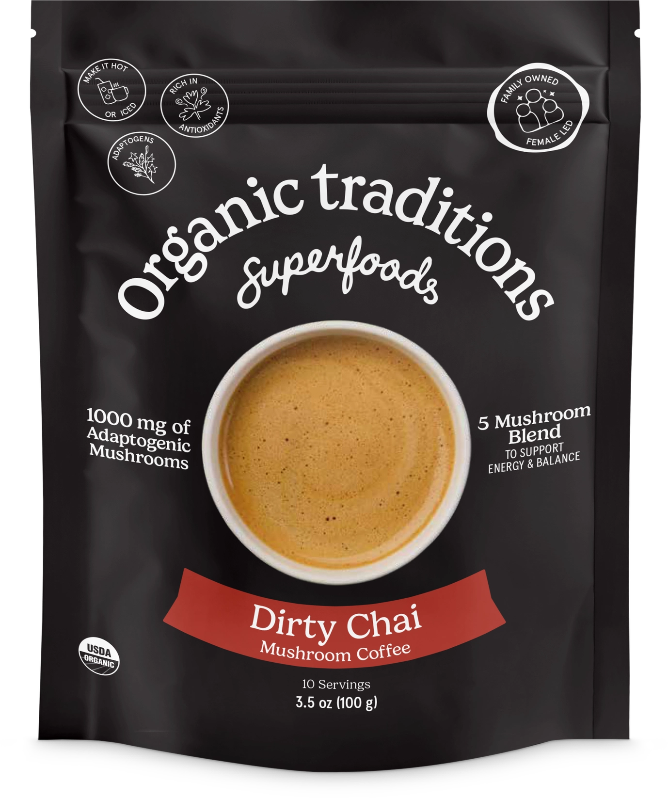 Dirty Chai - Instant Mushroom Coffee
