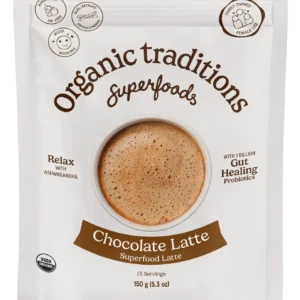 Chocolate Latte with Ashwagandha and Probiotics