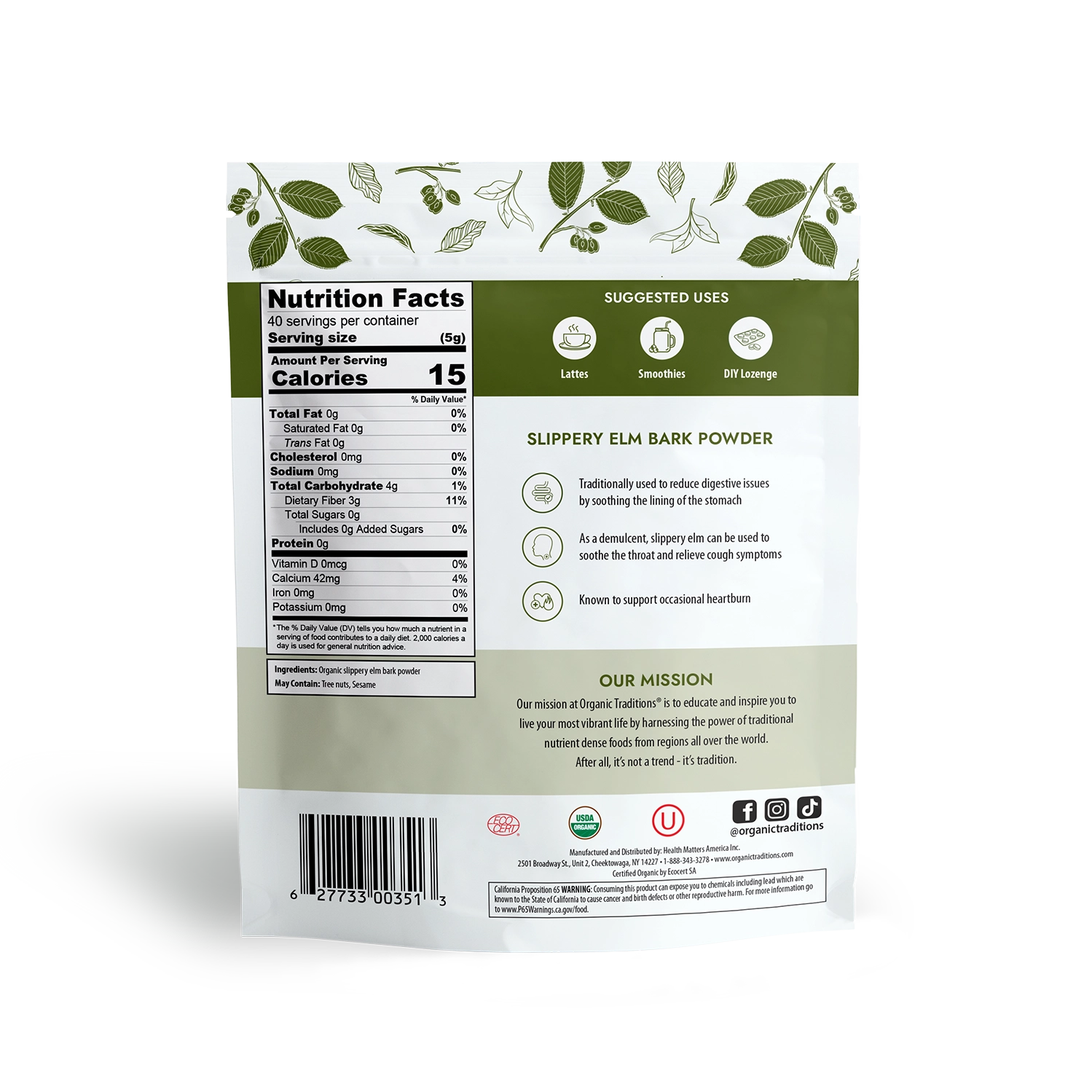 Slippery Elm Bark Powder - Image 2