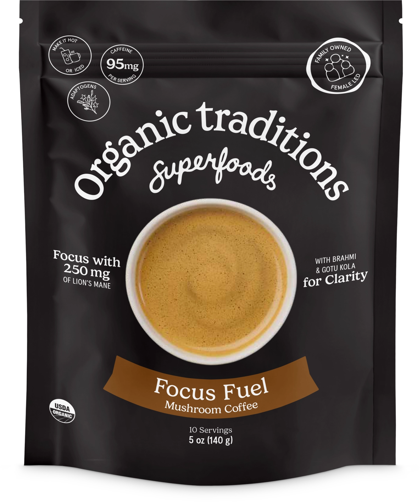 Focus Fuel Instant Mushroom Coffee